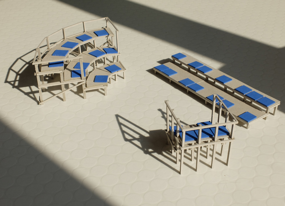 GfzK Ausstellung – Clemens von Wedemeyer – Mehrheiten – Ausstellungsarchitektur, Modell