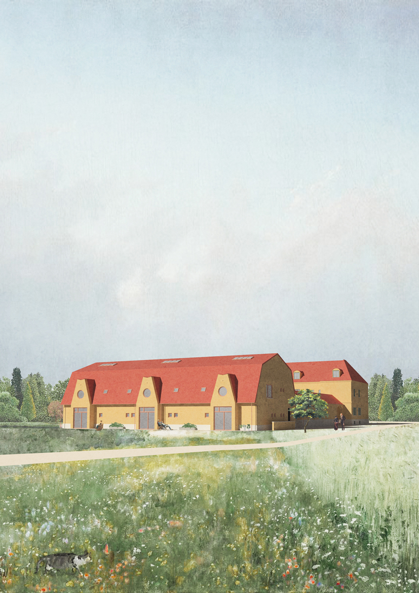 Glauer Hof – Visualisierung, außen